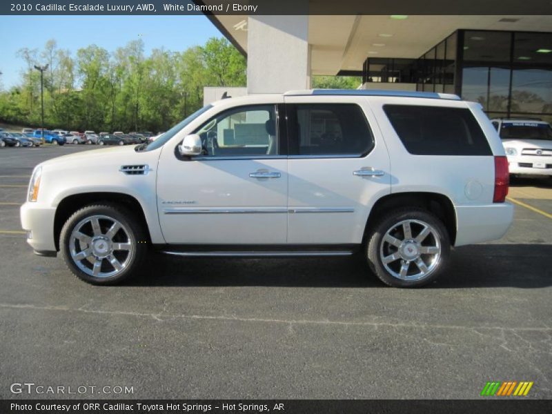 White Diamond / Ebony 2010 Cadillac Escalade Luxury AWD