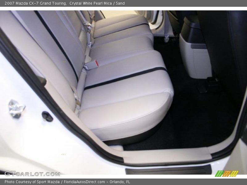 Crystal White Pearl Mica / Sand 2007 Mazda CX-7 Grand Touring