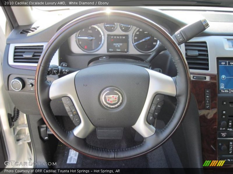 White Diamond / Ebony 2010 Cadillac Escalade Luxury AWD