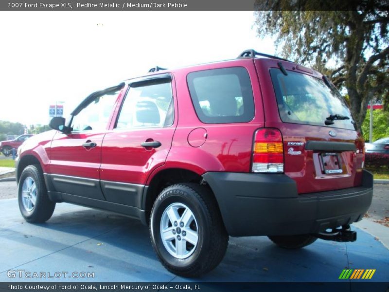 Redfire Metallic / Medium/Dark Pebble 2007 Ford Escape XLS