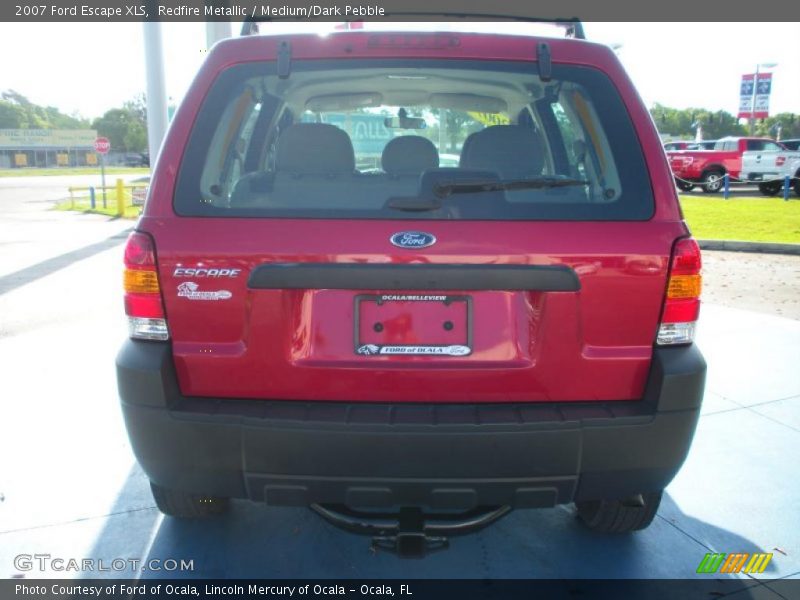 Redfire Metallic / Medium/Dark Pebble 2007 Ford Escape XLS