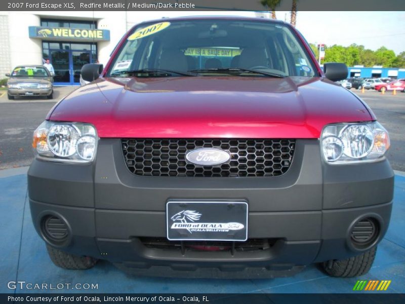 Redfire Metallic / Medium/Dark Pebble 2007 Ford Escape XLS