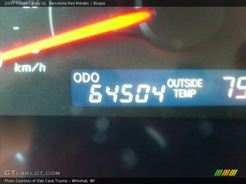 Barcelona Red Metallic / Bisque 2007 Toyota Camry LE