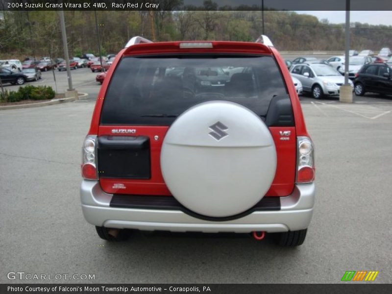 Racy Red / Gray 2004 Suzuki Grand Vitara EX 4WD