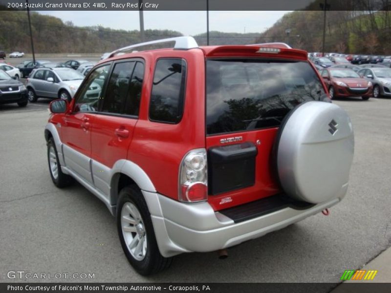 Racy Red / Gray 2004 Suzuki Grand Vitara EX 4WD