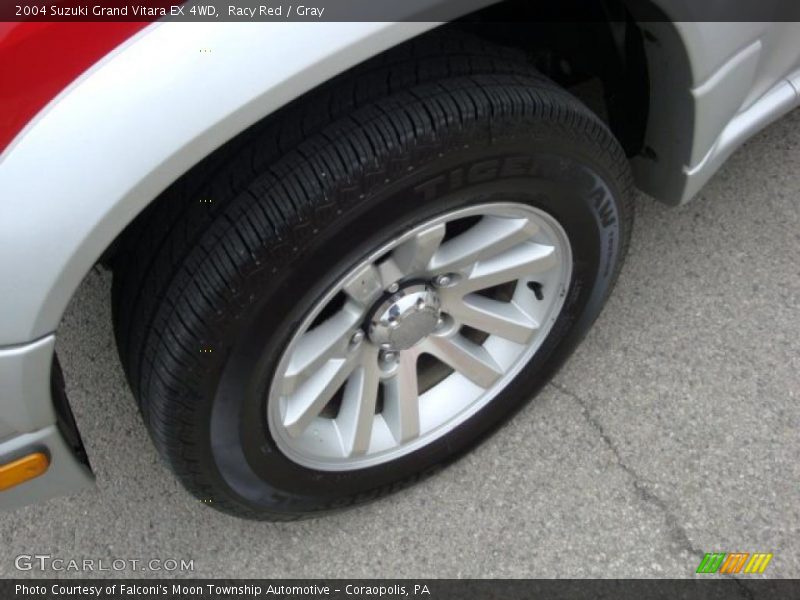 Racy Red / Gray 2004 Suzuki Grand Vitara EX 4WD