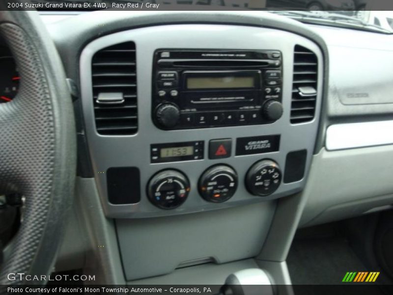 Racy Red / Gray 2004 Suzuki Grand Vitara EX 4WD