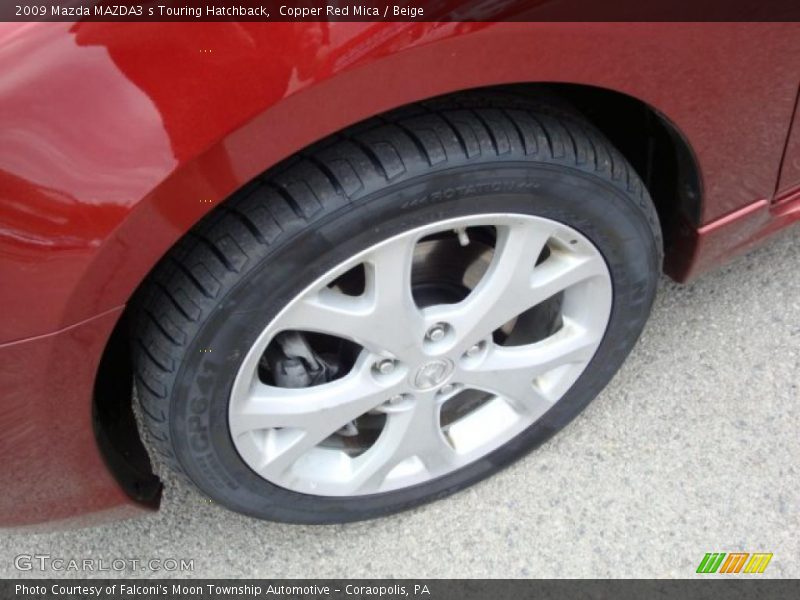 Copper Red Mica / Beige 2009 Mazda MAZDA3 s Touring Hatchback