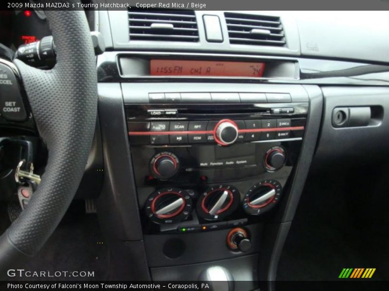 Copper Red Mica / Beige 2009 Mazda MAZDA3 s Touring Hatchback