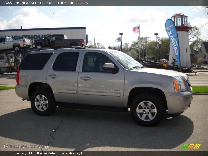 Silver Birch Metallic / Ebony 2009 GMC Yukon SLT 4x4