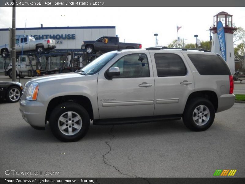 Silver Birch Metallic / Ebony 2009 GMC Yukon SLT 4x4