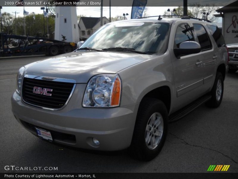 Silver Birch Metallic / Ebony 2009 GMC Yukon SLT 4x4