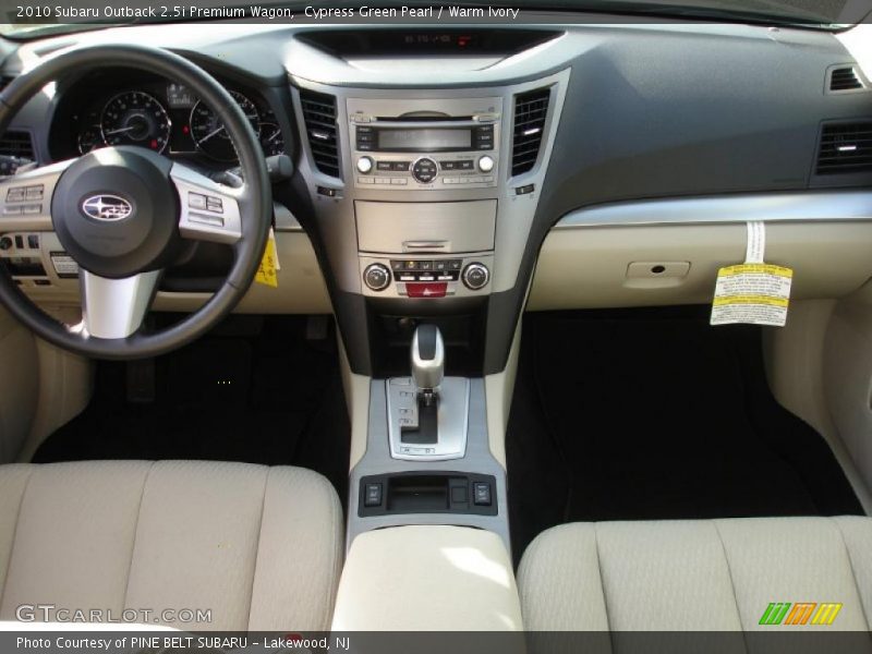Cypress Green Pearl / Warm Ivory 2010 Subaru Outback 2.5i Premium Wagon