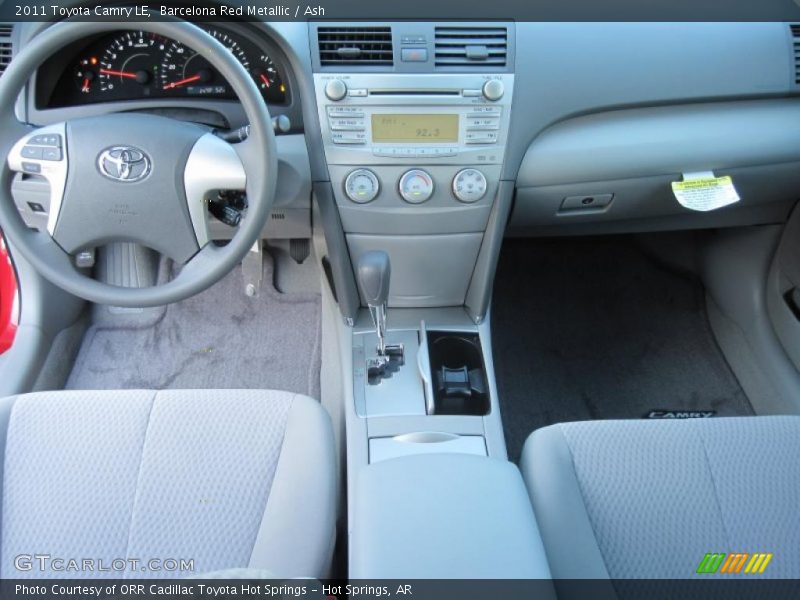 Barcelona Red Metallic / Ash 2011 Toyota Camry LE