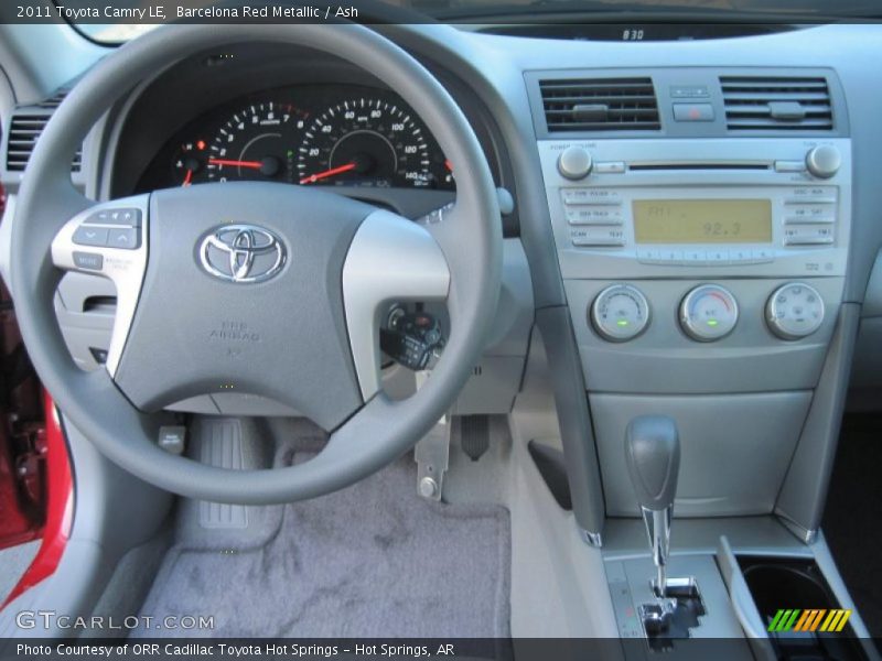 Barcelona Red Metallic / Ash 2011 Toyota Camry LE