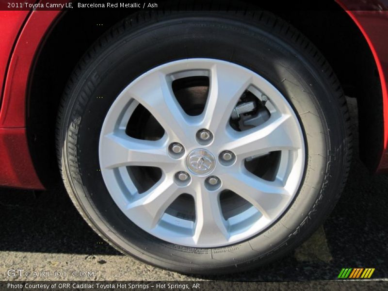 Barcelona Red Metallic / Ash 2011 Toyota Camry LE