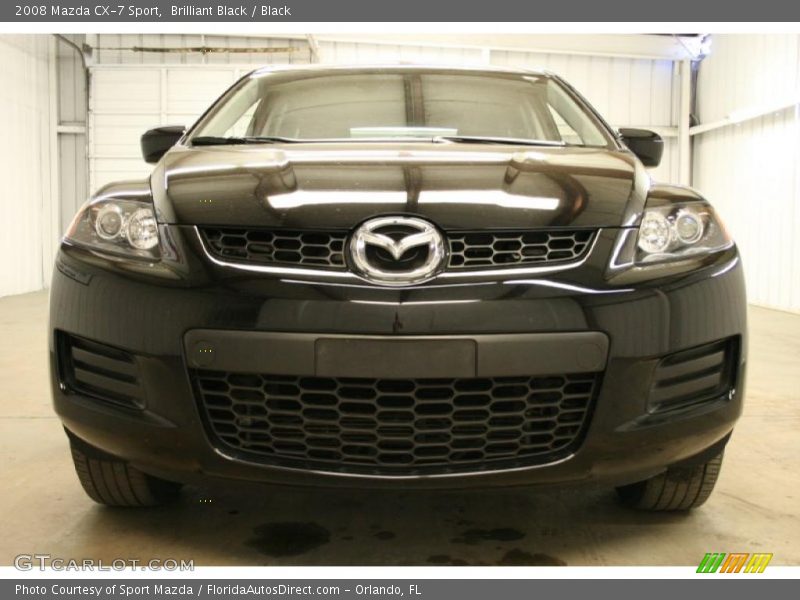 Brilliant Black / Black 2008 Mazda CX-7 Sport