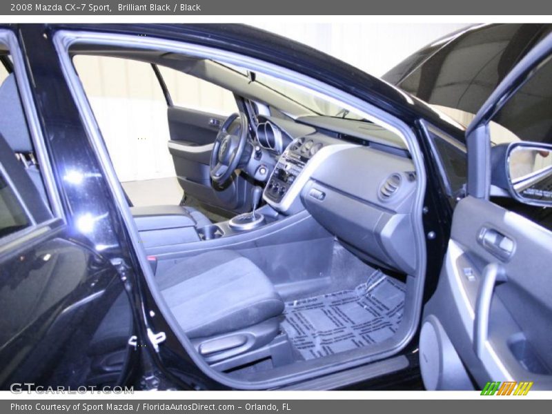 Brilliant Black / Black 2008 Mazda CX-7 Sport