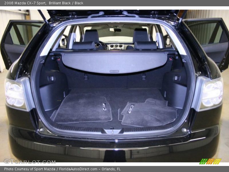 Brilliant Black / Black 2008 Mazda CX-7 Sport