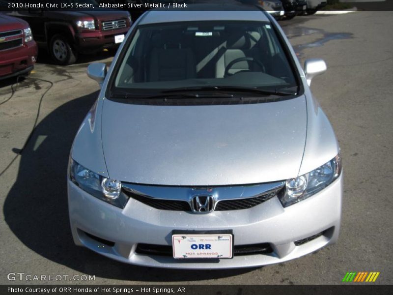 Alabaster Silver Metallic / Black 2010 Honda Civic LX-S Sedan