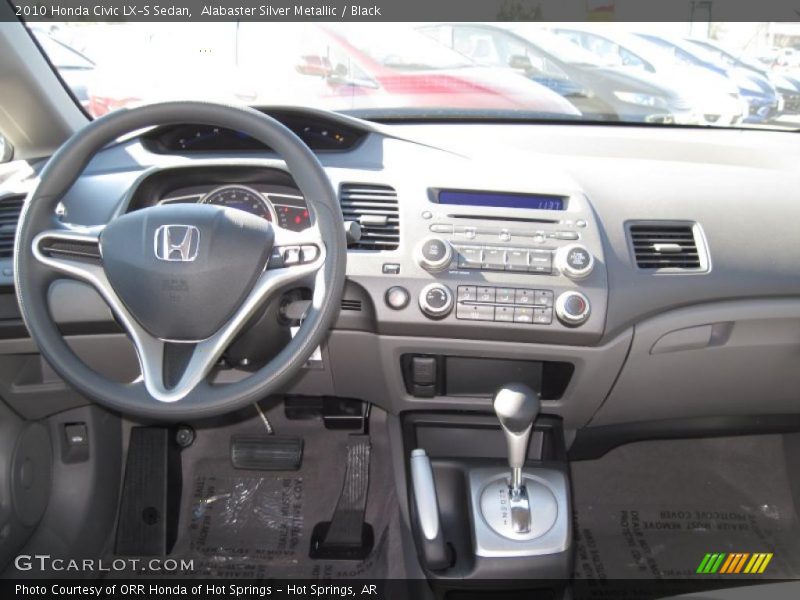 Alabaster Silver Metallic / Black 2010 Honda Civic LX-S Sedan