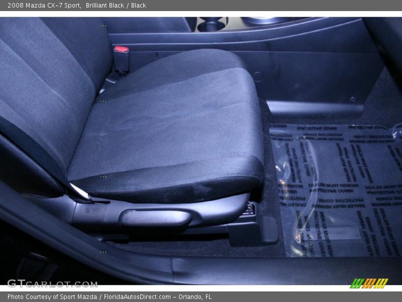 Brilliant Black / Black 2008 Mazda CX-7 Sport