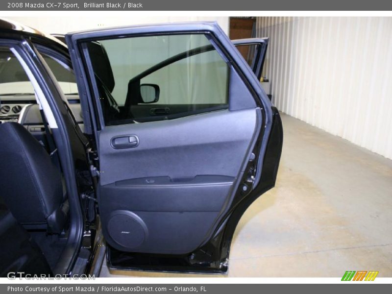 Brilliant Black / Black 2008 Mazda CX-7 Sport