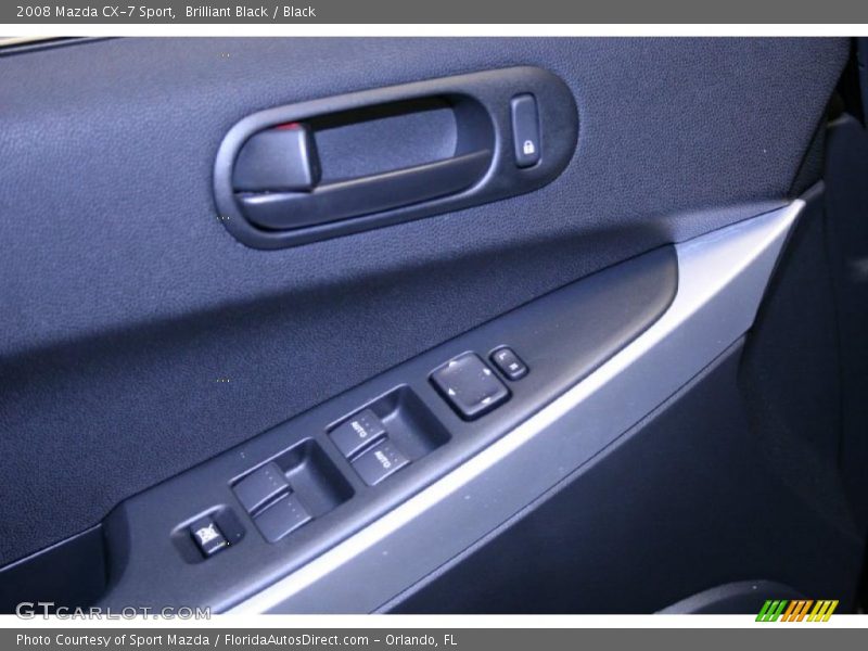 Brilliant Black / Black 2008 Mazda CX-7 Sport