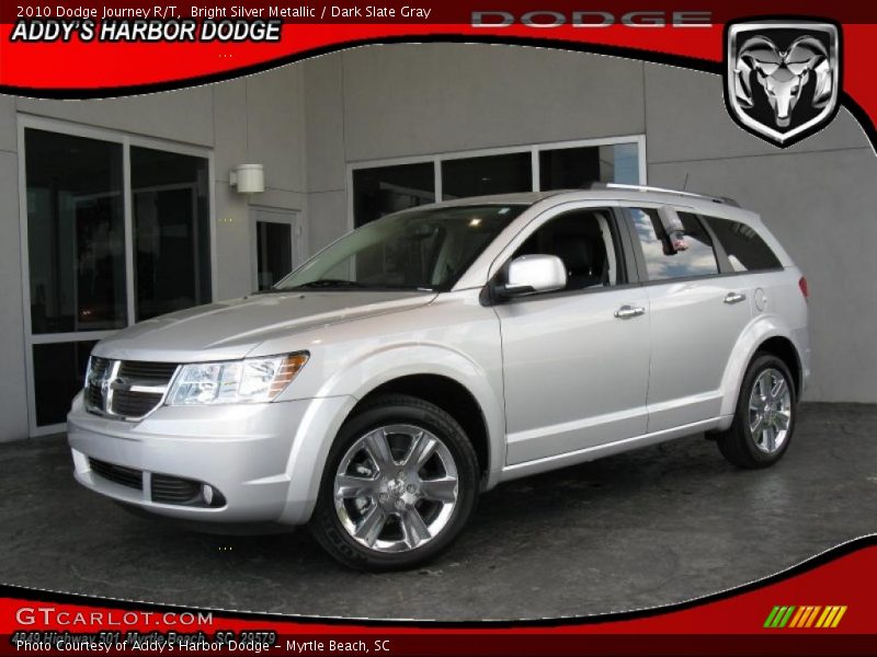 Bright Silver Metallic / Dark Slate Gray 2010 Dodge Journey R/T