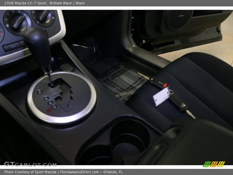 Brilliant Black / Black 2008 Mazda CX-7 Sport