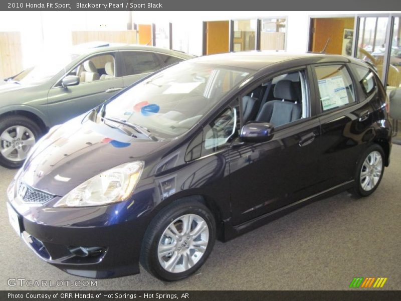 Blackberry Pearl / Sport Black 2010 Honda Fit Sport