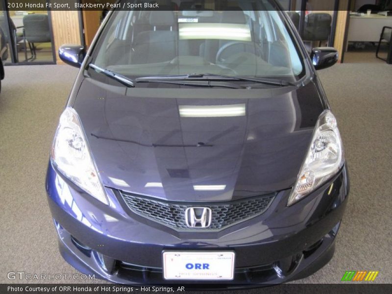 Blackberry Pearl / Sport Black 2010 Honda Fit Sport