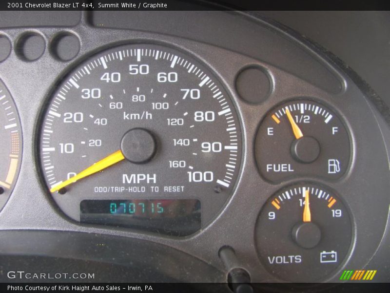 Summit White / Graphite 2001 Chevrolet Blazer LT 4x4