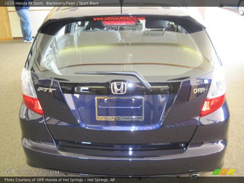 Blackberry Pearl / Sport Black 2010 Honda Fit Sport