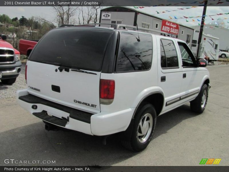 Summit White / Graphite 2001 Chevrolet Blazer LT 4x4
