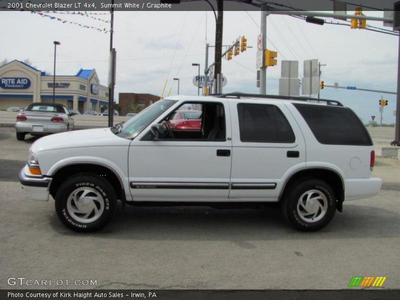 Summit White / Graphite 2001 Chevrolet Blazer LT 4x4