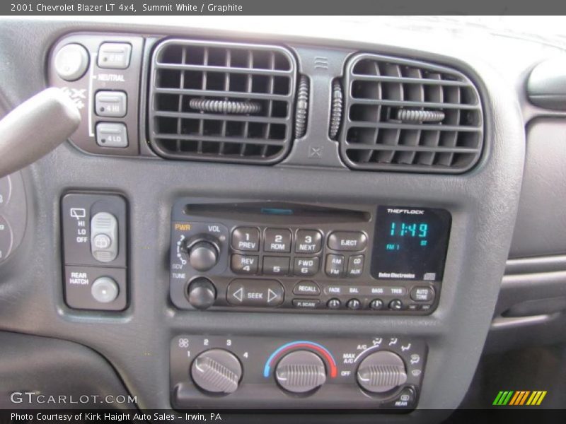 Summit White / Graphite 2001 Chevrolet Blazer LT 4x4