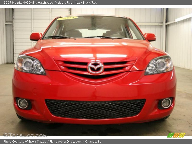 Velocity Red Mica / Black/Red 2005 Mazda MAZDA3 s Hatchback