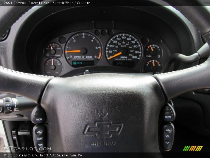Summit White / Graphite 2001 Chevrolet Blazer LT 4x4