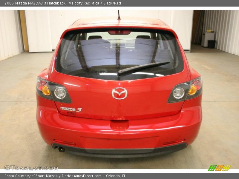 Velocity Red Mica / Black/Red 2005 Mazda MAZDA3 s Hatchback