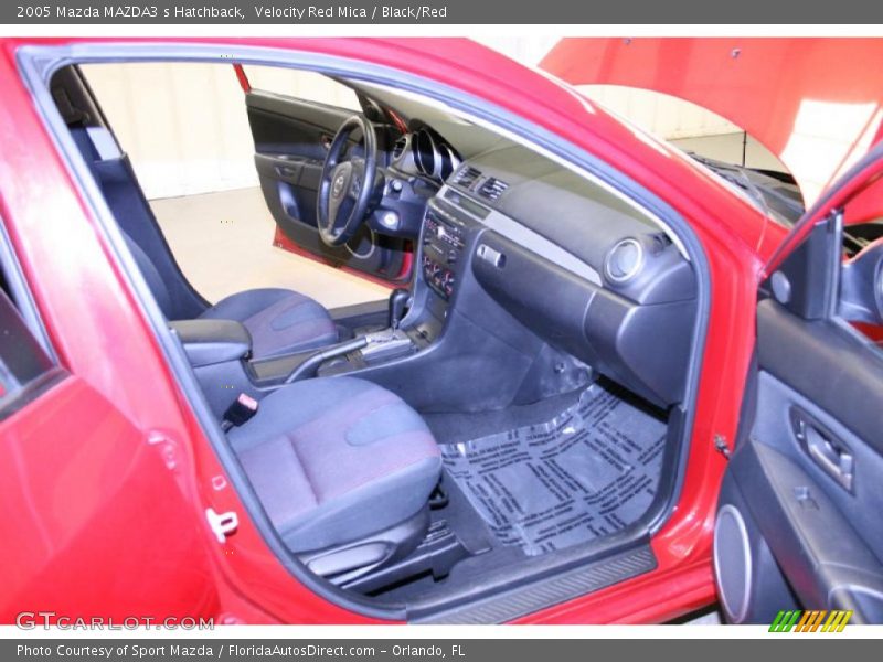 Velocity Red Mica / Black/Red 2005 Mazda MAZDA3 s Hatchback