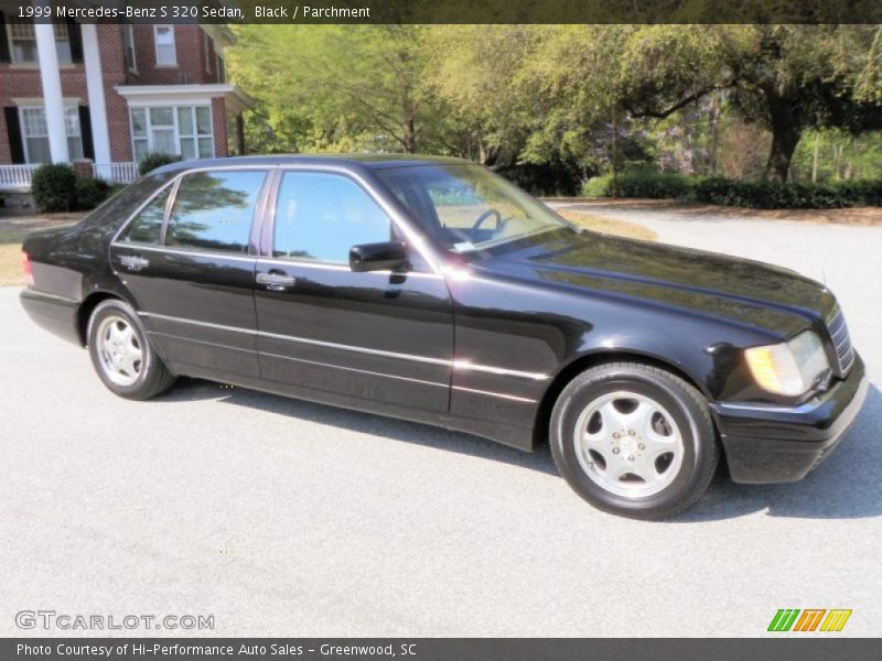 Black / Parchment 1999 Mercedes-Benz S 320 Sedan