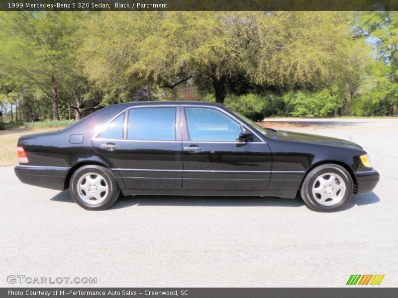 Black / Parchment 1999 Mercedes-Benz S 320 Sedan