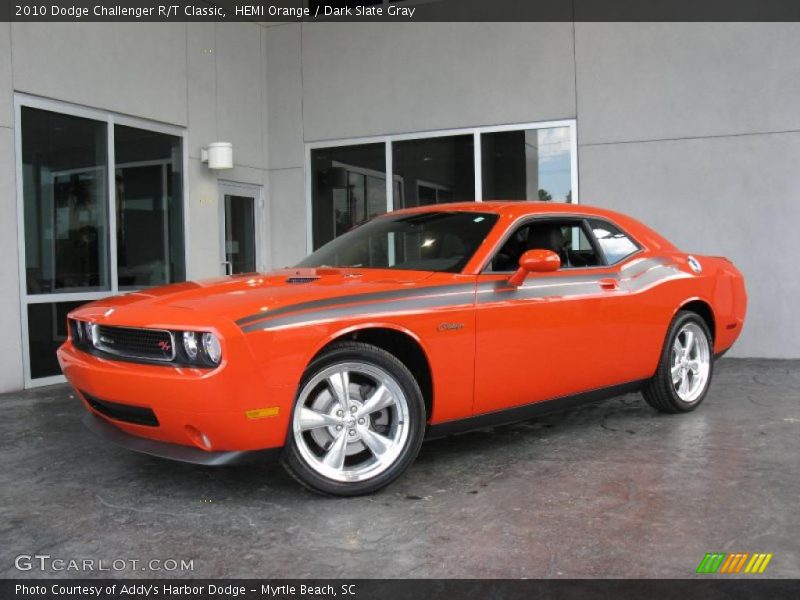 HEMI Orange / Dark Slate Gray 2010 Dodge Challenger R/T Classic