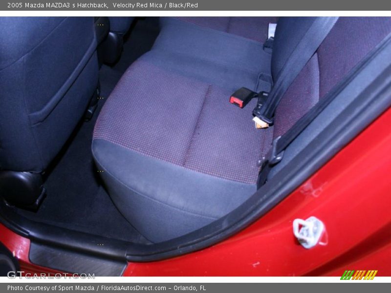 Velocity Red Mica / Black/Red 2005 Mazda MAZDA3 s Hatchback