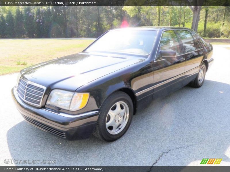 Black / Parchment 1999 Mercedes-Benz S 320 Sedan