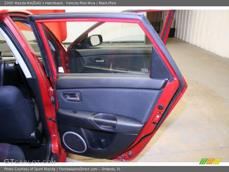 Velocity Red Mica / Black/Red 2005 Mazda MAZDA3 s Hatchback