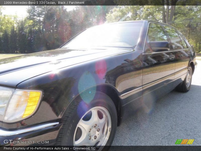 Black / Parchment 1999 Mercedes-Benz S 320 Sedan