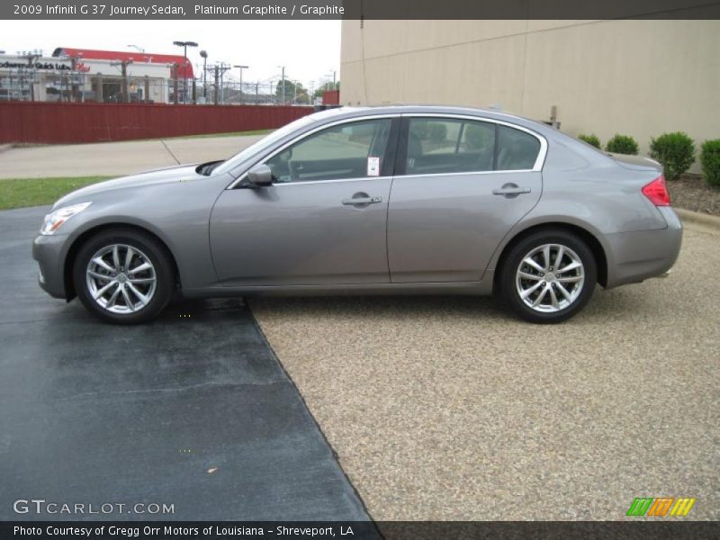 Platinum Graphite / Graphite 2009 Infiniti G 37 Journey Sedan