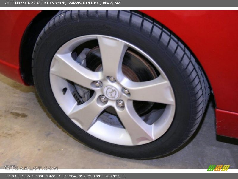 Velocity Red Mica / Black/Red 2005 Mazda MAZDA3 s Hatchback
